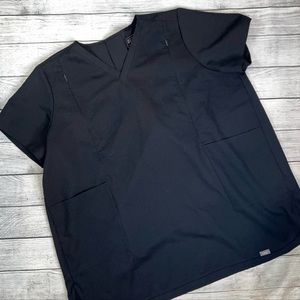 Figs Black L & XS scrub top Limited Edition Maternity